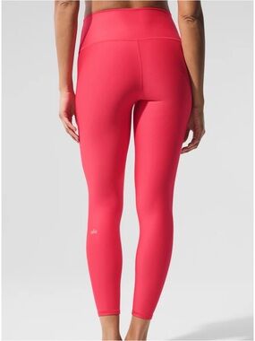 ALO Yoga High-Waist Leggings in Coral Pink